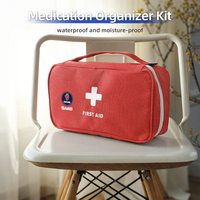 Car Portable Medicine Bag First Aid Kit Storage Bag Travel For SAAB 9-3 9-5 93 9000 900 9-7 600 99 9-X 97X Turbo X Monster 9-2X