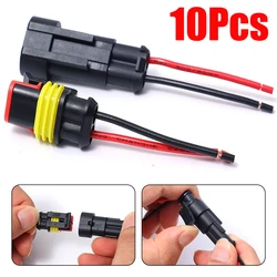 5Set/10 Stuks Waterdichte Connector Plug Auto Motorfiets Scooter Marine Manier Met Draad Connector Auto Draad Mannelijke Vrouwelijke Connector