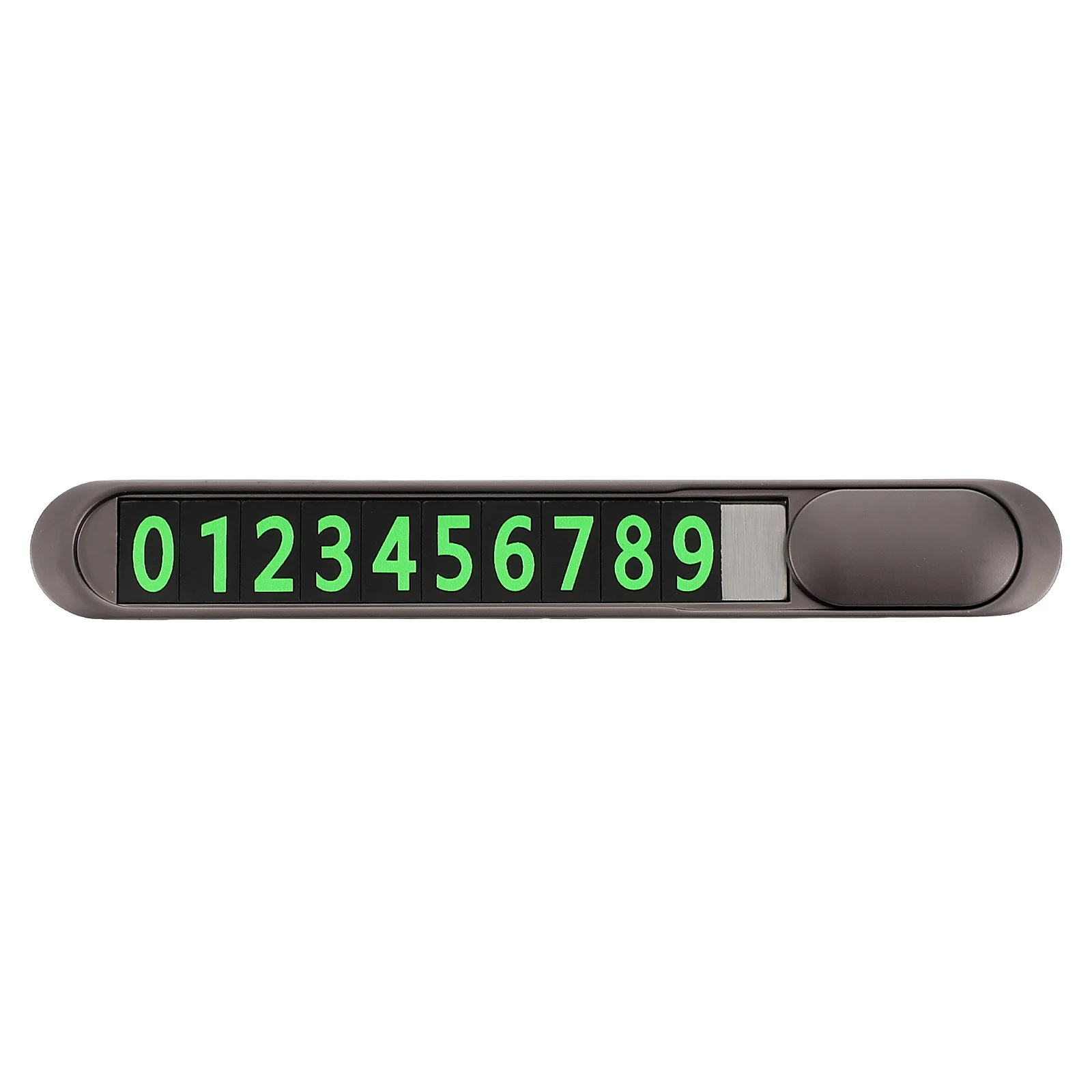 

1Set Parking Metal Car Temporary Mobile Phone Number Display Auto Notification Holder Car Plate Park