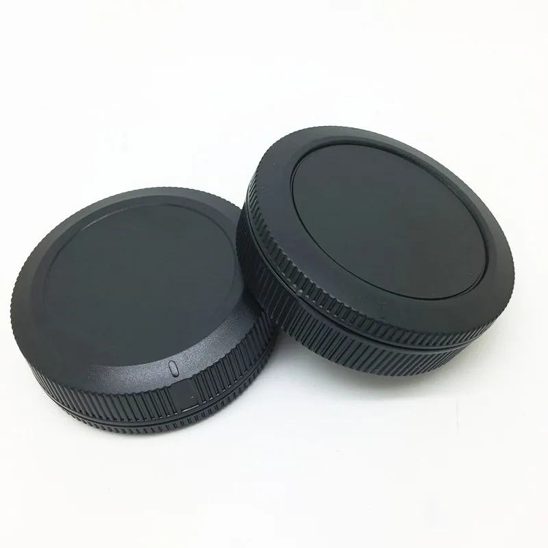 1/2 pares de tapas de cuerpo de cámara + protector de tapa de lente trasera para cámara full frame canon eos r eosr con montura RF