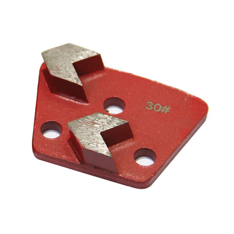 Imagem -02 - Almofada Trapezoidal Abrasiva 2-setas Pcd Segmentos de Diamante para Moer Piso de Concreto de Pedra de Mármore e Polimento Piso Terrazzo 1pc