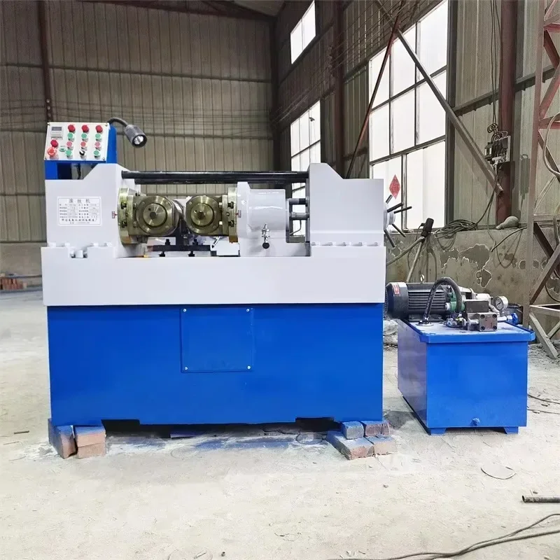 Steel Rebar Thread Rolling Machine Z28-150 Hydraulic Nut Bolt Making Rebar Thread Rolling Machine Electric Bar Threading Machine