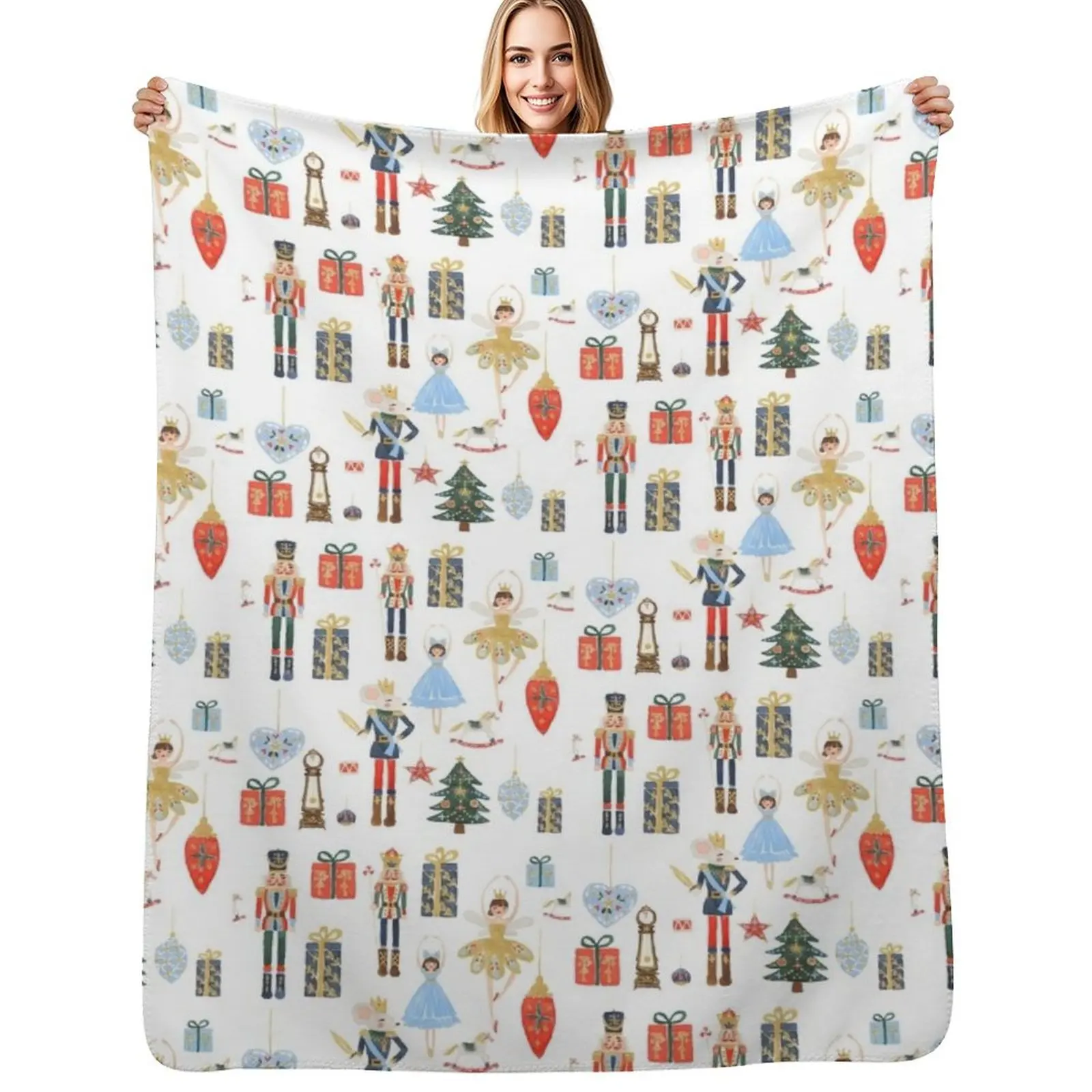 

Nutcracker Ballet Christmas Throw Blanket Summer Custom heavy to sleep Bed Fashionable Blankets