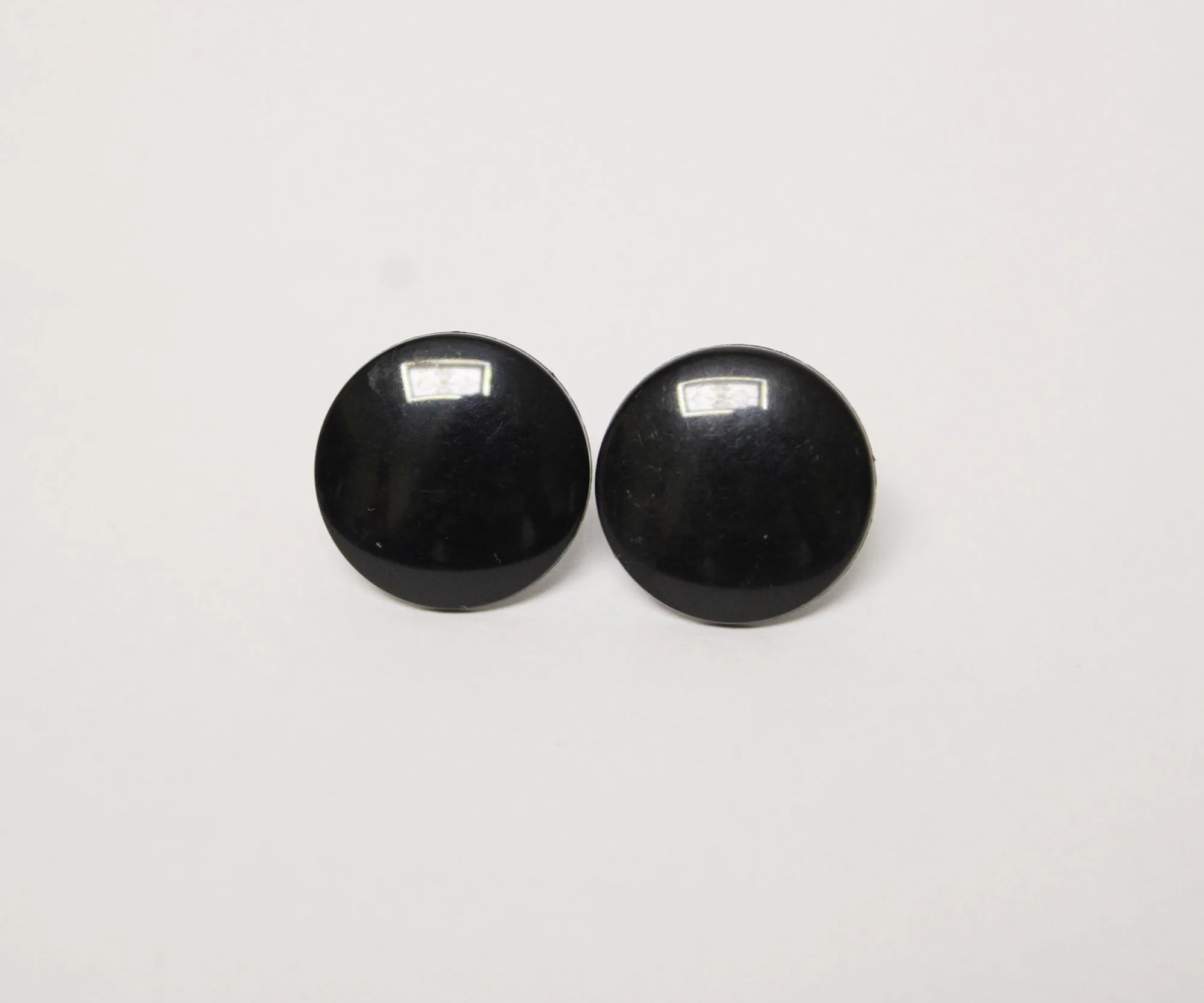 40pcs 4mm 6mm 8mm 10mm  22mm black white flat round toy eyes with handpress washer for doll accessories size color option