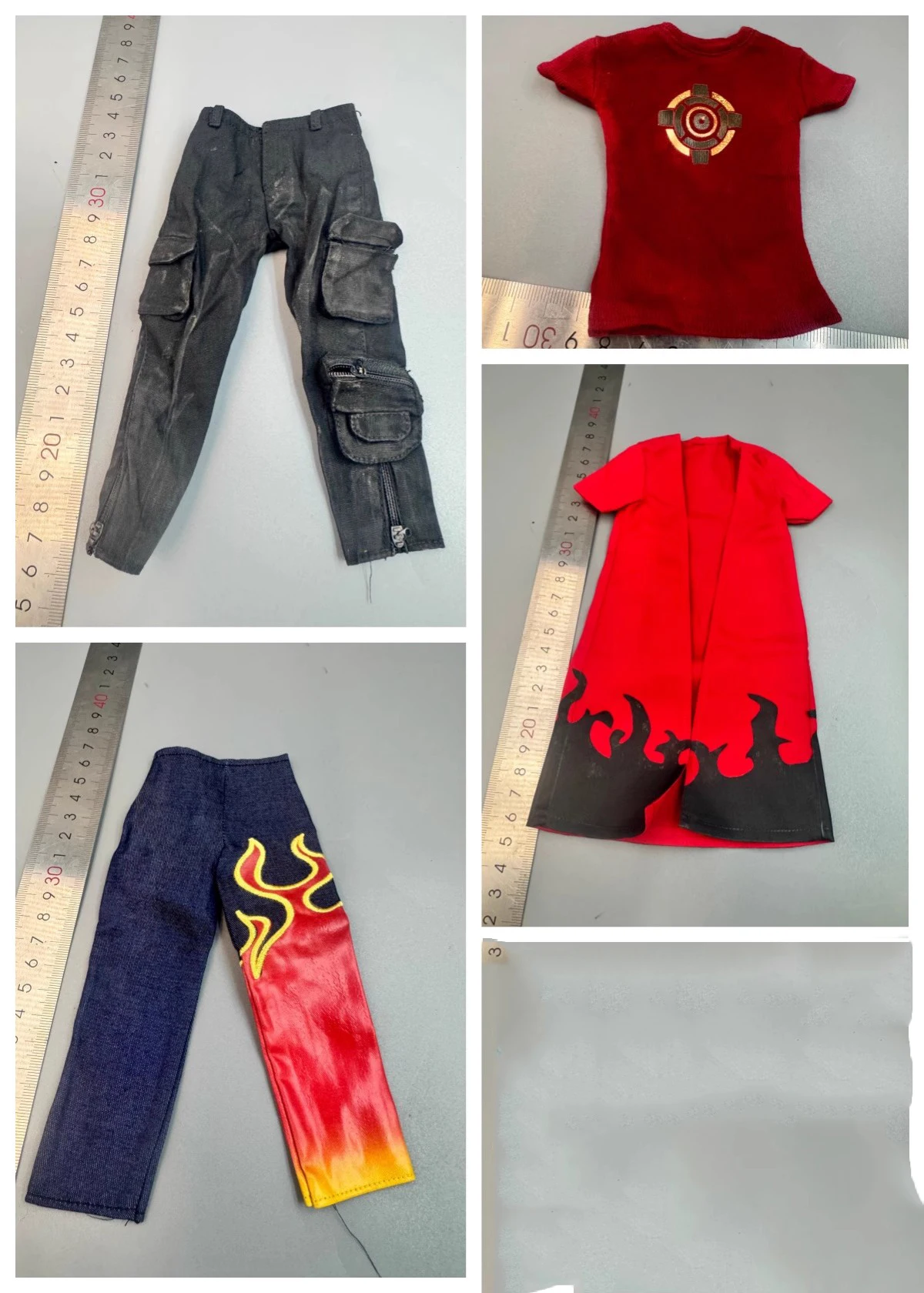 

Snail 1/6 Soldier Flame Long Short Sleeved Cargo Pants Accessories Gift Fit 12'' Action Figure Body Model Toy In Stock