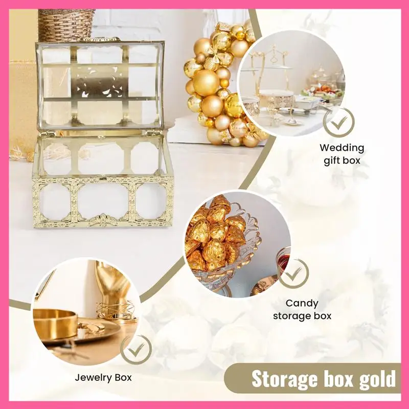 

ABNM Mini Jewelry Box Candy Ring Earrings Necklace Case Gift Birthday Party Wedding Decor Jewelry Packaging Bead Storage Organiz