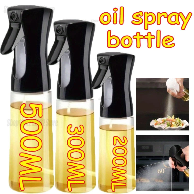 200/300/500 ml Ölspray für Küche, Öl, Vernebler, Spender, Ölsprayer, Airfryer, Grill, Camping, Olivenöl, Diffusor, Kochen
