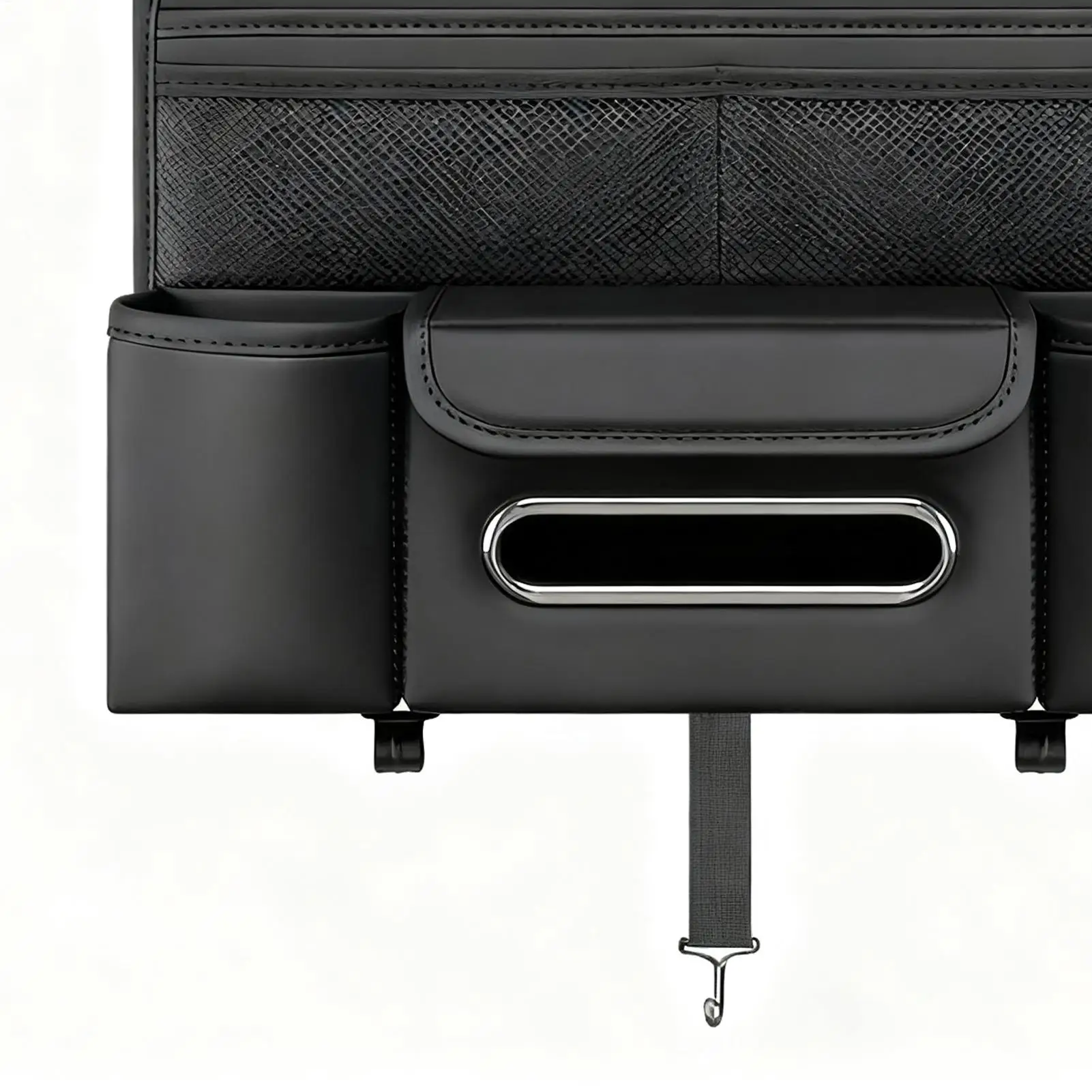 

Back Of Seat Car Organizer Multifunctional Car Interior Organization Drink Cup Holder Tissue Box For Vehicles SUVs RVs Trucks