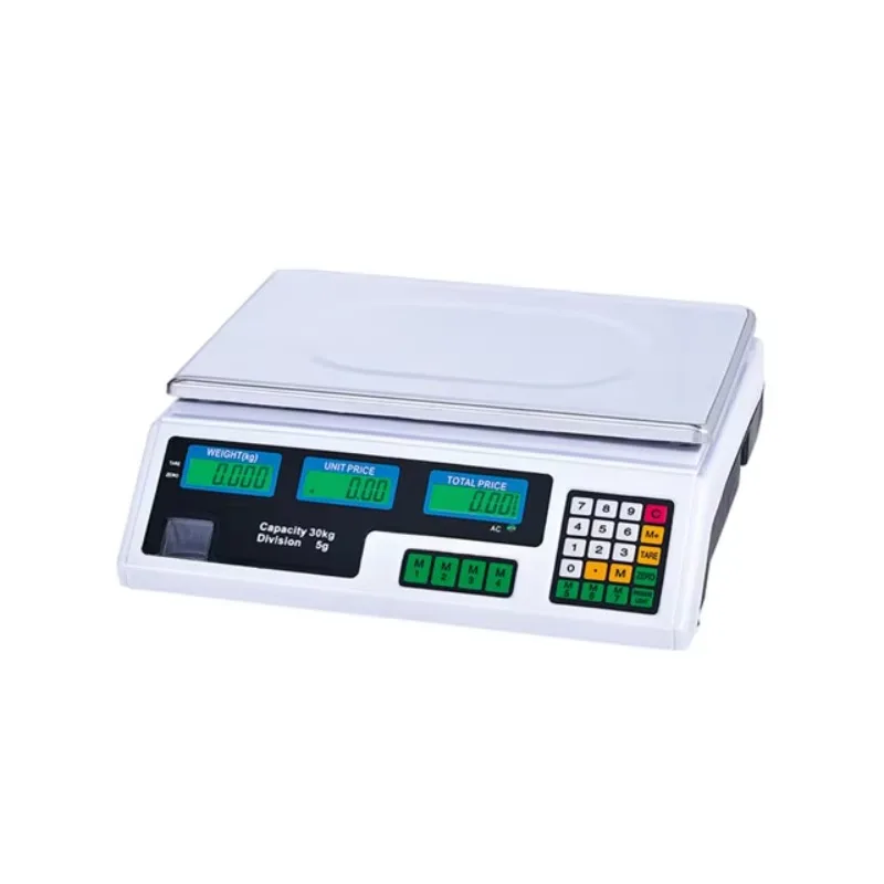 Non-slip foot pad Electronic digital weighing scale with printing