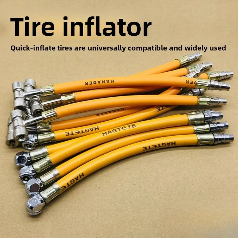 Dual-purpose Tire Inflation Nozzle Air Pump Adapter Inflation Rod multi-purpose Vehicle Tire Inflator Tools Accessories