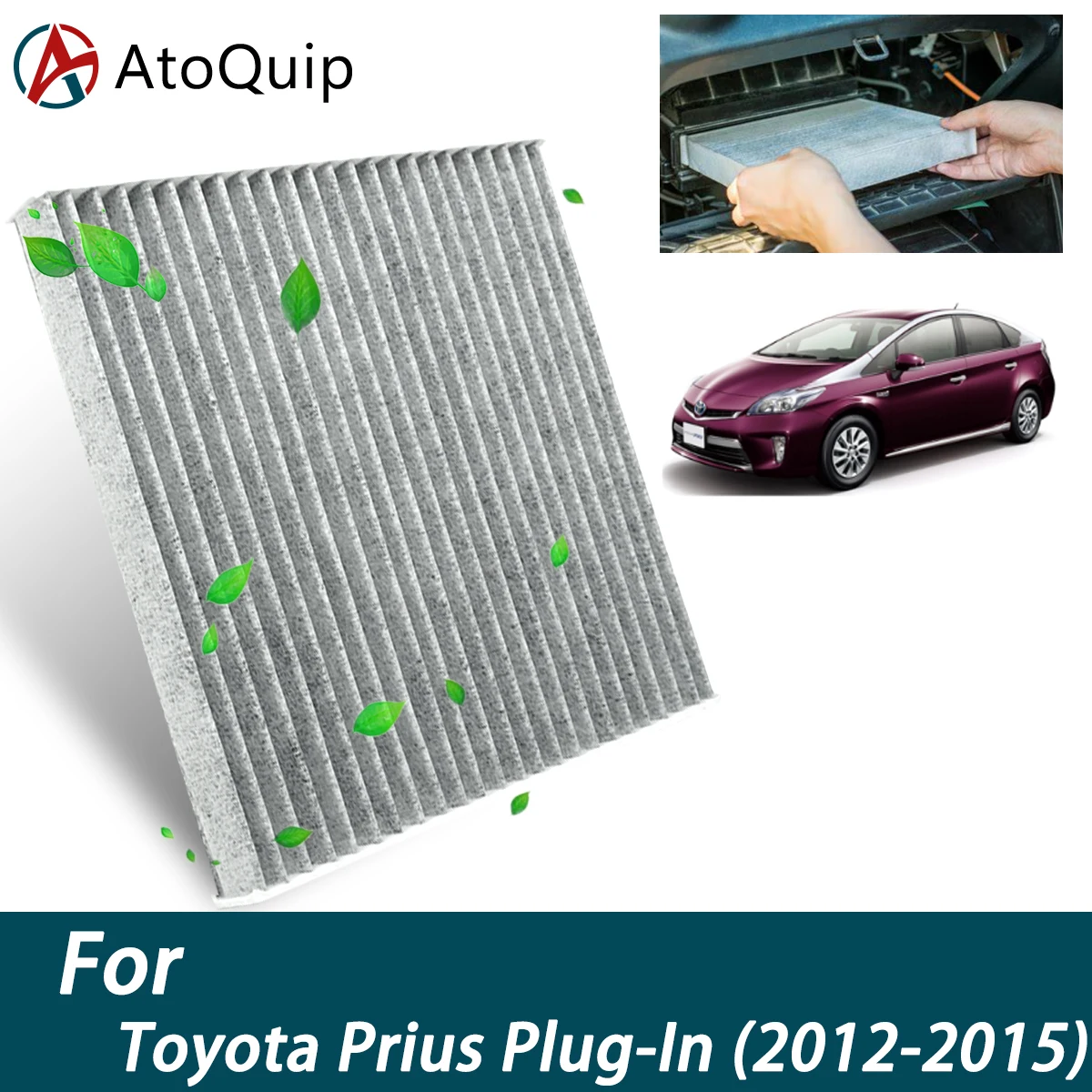

Воздушный фильтр в салон автомобиля для Toyota Prius Plug-In 2012-2015 Auto ФИЛЬТРЫ из углеродного волокна 87139-02020 87139-02090 87139-06040 87139-0608