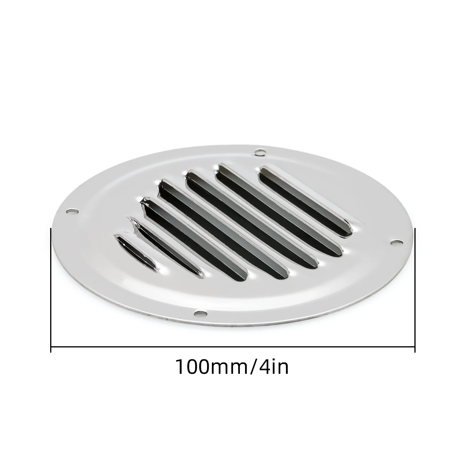 Round Stainless Steel Air Vent Grille Insect Protection Home Exterior Wall Ducting Kitchen Wall Ventilation Grill Cover 4/5inch