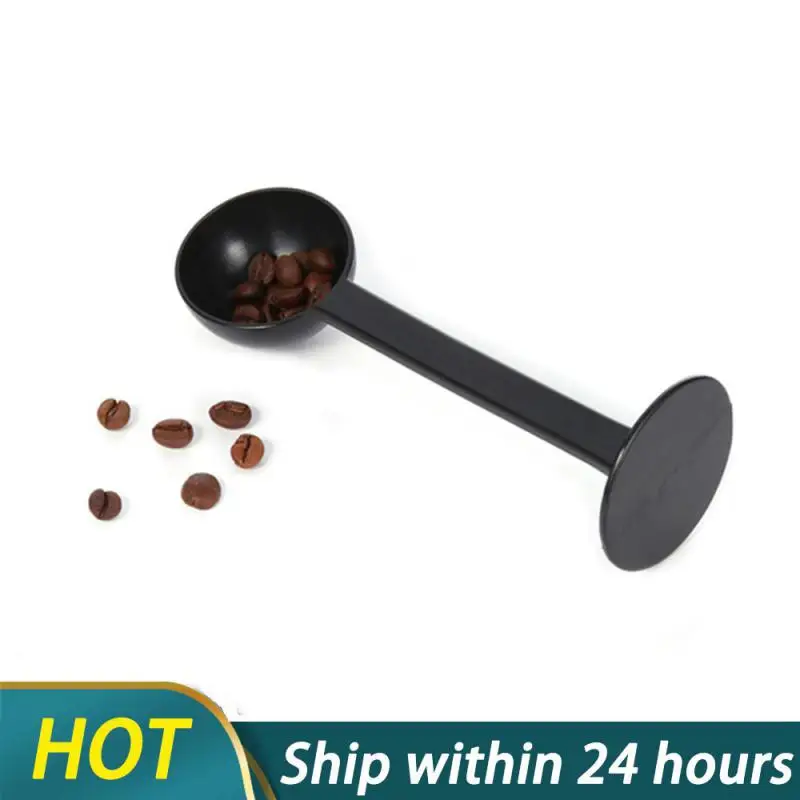 2 In 1 Coffee Spoon 10g Standard Measuring Spoon Dual-use Bean Scoop Powder Press Scoop Coffee Machine Accessories Kitchen Tools