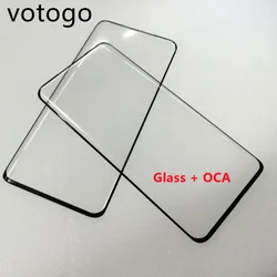 1 peça de vidro frontal + oca para xiaomi mi 13 14 15 12 11 10 ultra 11t 12t 13t 14t pro display lcd externo digitalizador reparo da tela de toque