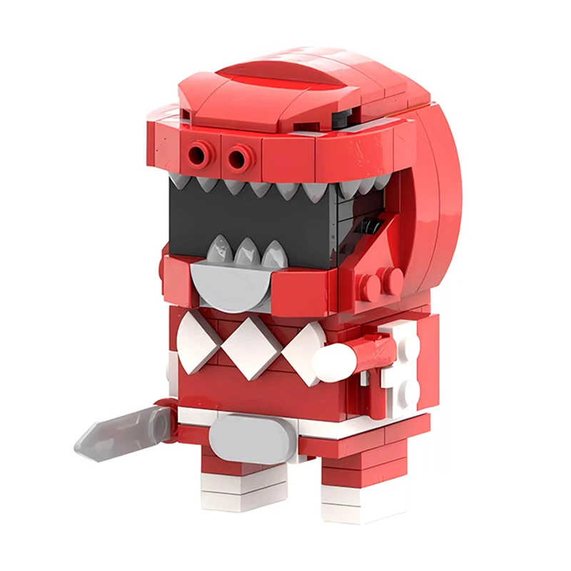 Mymocs Kyoryu Movie Action Figures Powered Dinosaur Team Bricks Headz Big Beast God Mecha Ranger Robot Sets Building Blocks Toys view 6