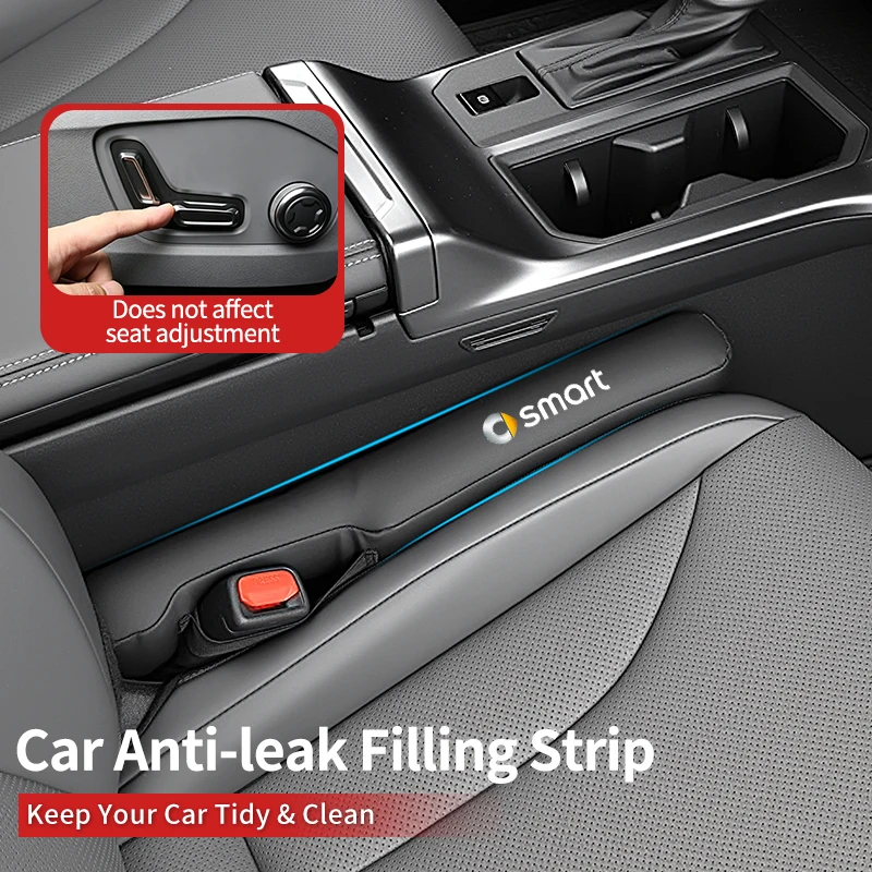 Universal Car Anti-leak Filling Strip Leather Interior Accessories For Smart Fortwo 451 450 454 Forfour EQ Cabrio Crossbla