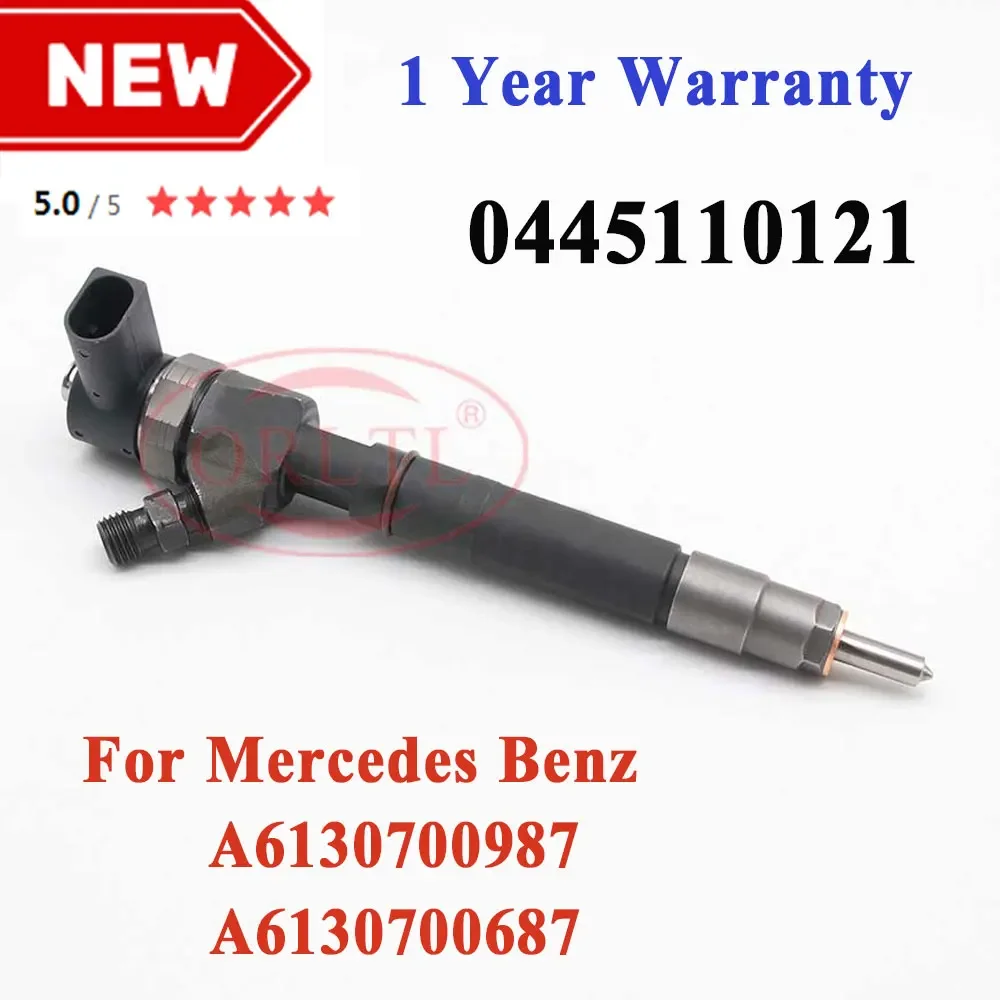

New 0445110121 A6130700987 Diesel Fuel Injector 0445 110 121 OE 6130700687 A6130700687 For Mercedes Benz 0 445 110 121