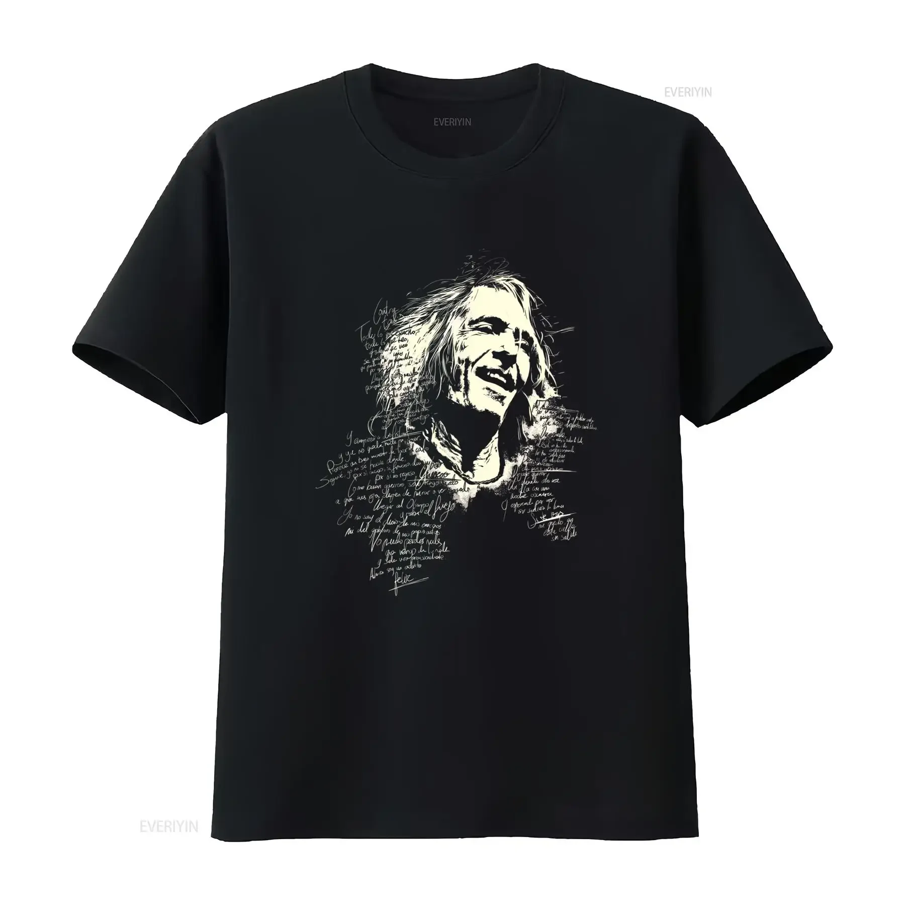 Camiseta Extremadura 220G Pura Cuello Redondo Estilo Casual Ideal para Uso Diario Perfecta Hombres Amantes del Rock Todas
