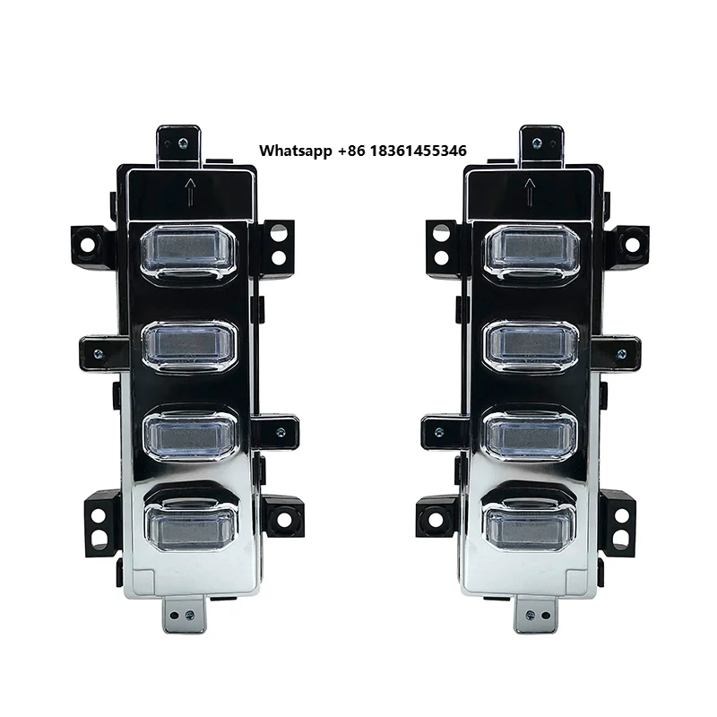 

For JETOUR X70 Plus 21-23 modified Stream DRL Front bumper Fog light Turn signal Car Accessories LED Daytime Running Light