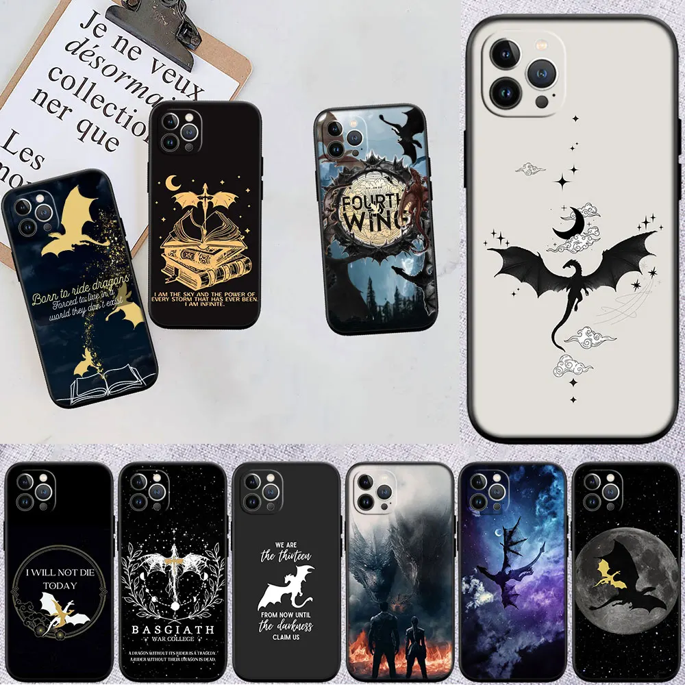 DK18 Fourth wing dragons Case for Samsung M06 M15 M16 M35 M55 M56 A36 A42 A50 A50S A51 A52 A32 A33 A05 A05S A06 A16 A20