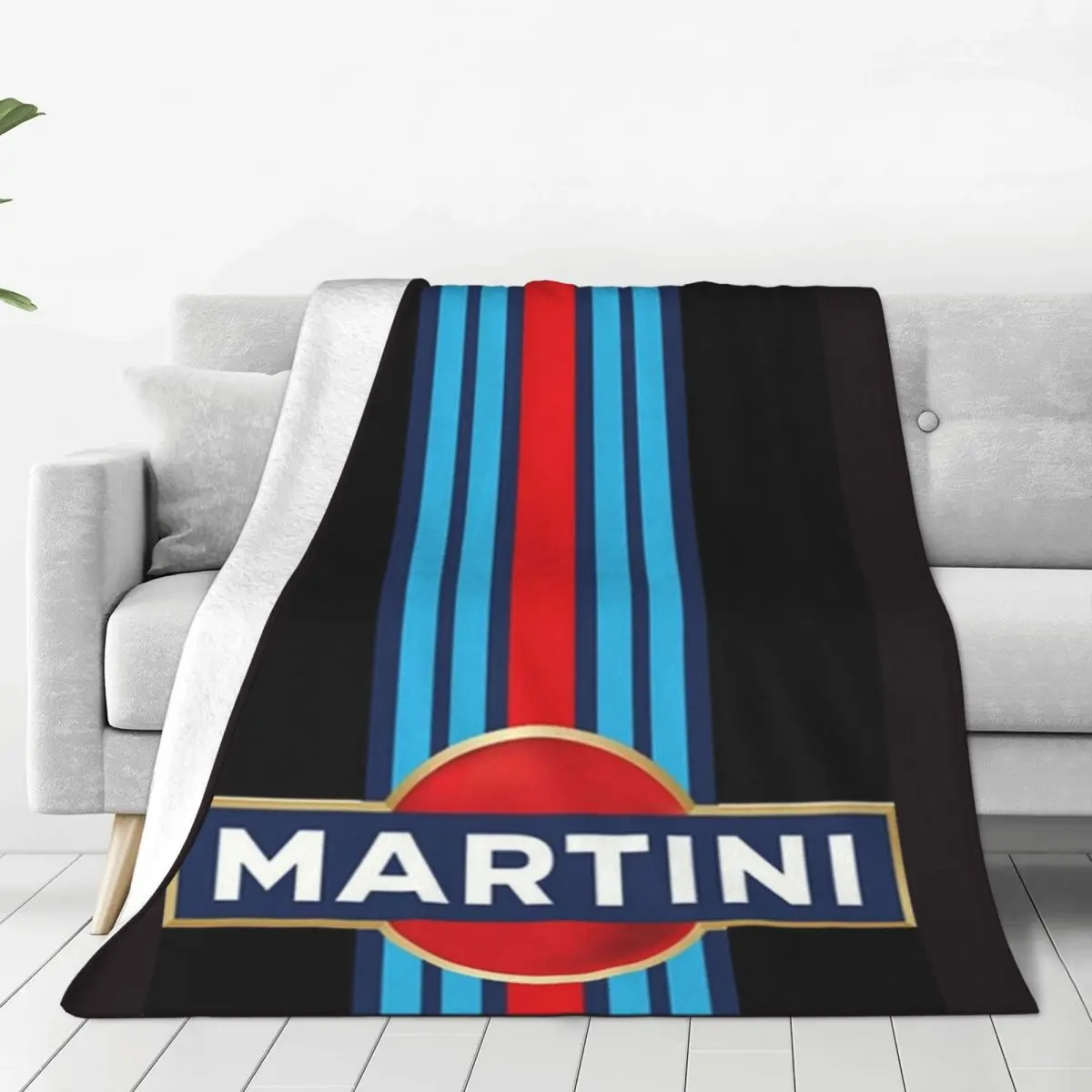 Martini Racing Blanket Flannel Portable Sofa Throw Blankets For Home Bedroom Outdoor Throws Bedspread Quilt