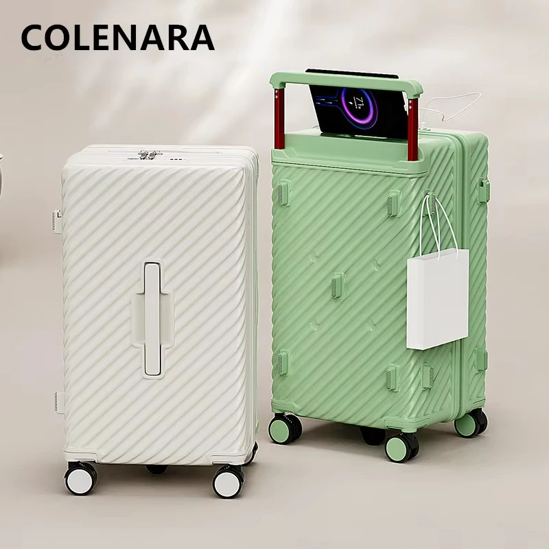 COLENARA-Valise à Roulettes Multifonctionnelle, Valise d'Embarquement PC, Grande Capacité, 20 ", 22", 24 ", 26", 28 ", 30"