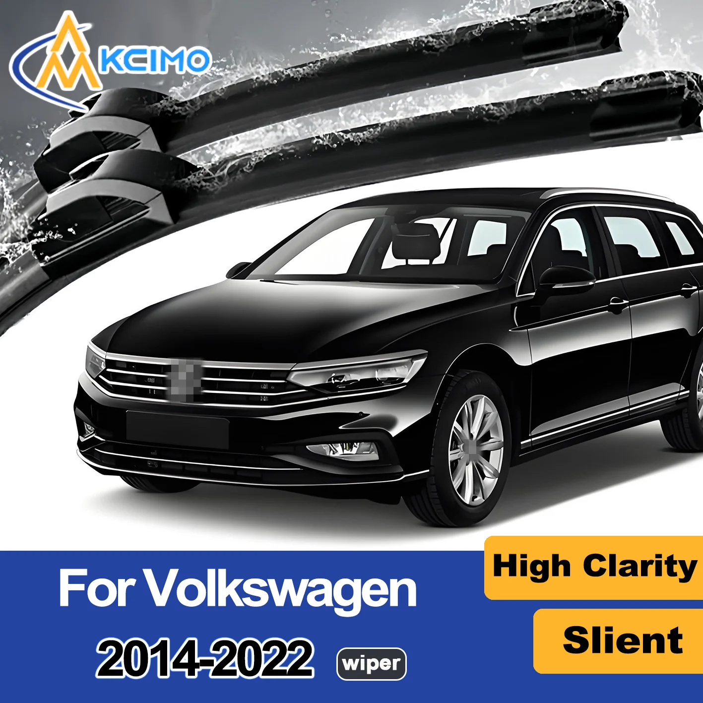 

2PCS Universal Wiper Blades for Volkswagen Passat B8 2014-2022 Volkswagen Magotan (China) Front Windshield Accessories 2022 2021