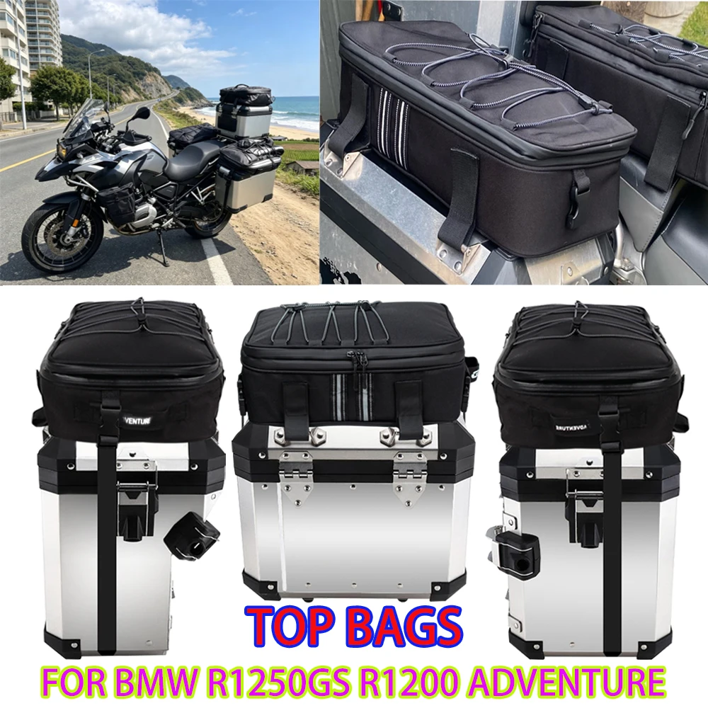 

Waterproof Motorcycle Top Box Pannier Luggage Bag For BMW R1200GS R1250GS LC Adventure 2013-2017 F650GS G310GS ADV