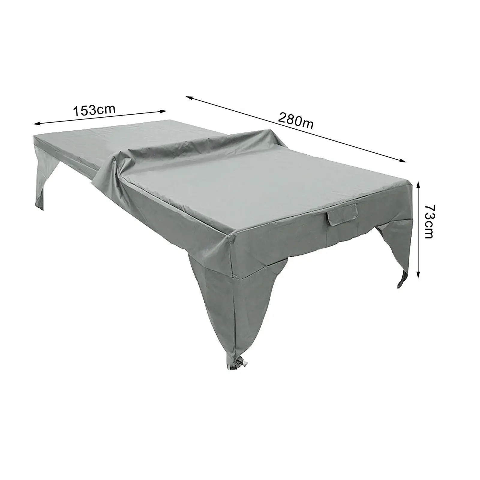 Ping Pong Table Cover Ping Pong Accessories Premium Courtyard Sun Protection Water Resistant Table Tennis Table Cover Dust Cover