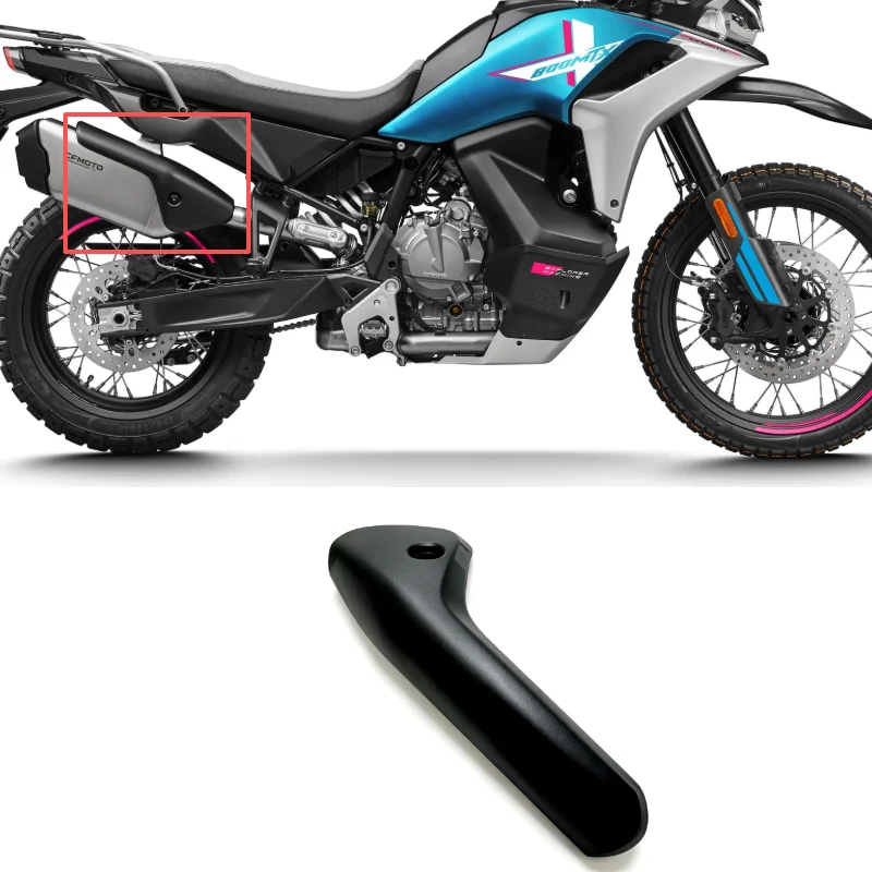 For CFMOTO 800MT-X Muffler Guard Moto Parts CF Moto 800 MT-X Motorcycle Accessories