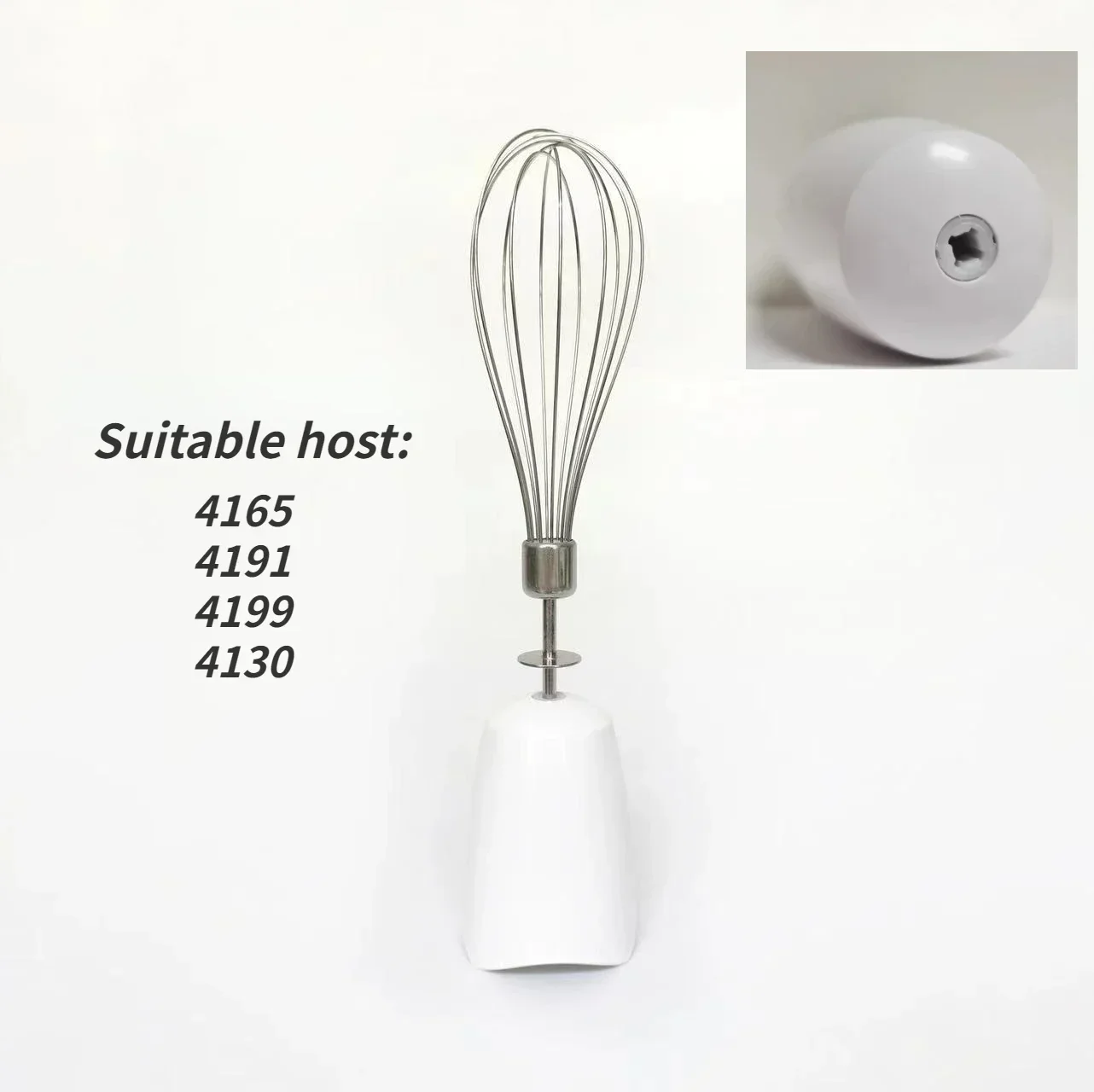 1PC Mixer whisk for Braun 4165 4191 4199 4130 host Replace stainless steel whisk