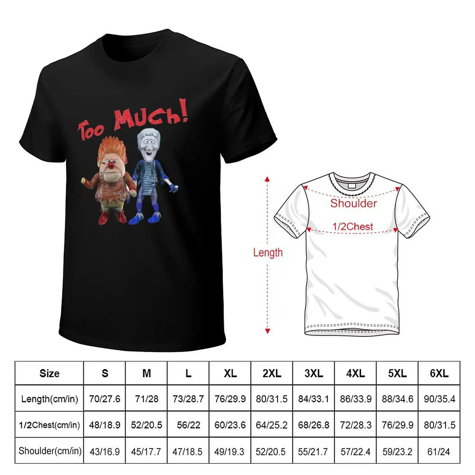 Heat Miser and Snow Miser from The Year Without a Santa T-Shirt quick-drying oversized cheap stuff mens t shirts casual stylish