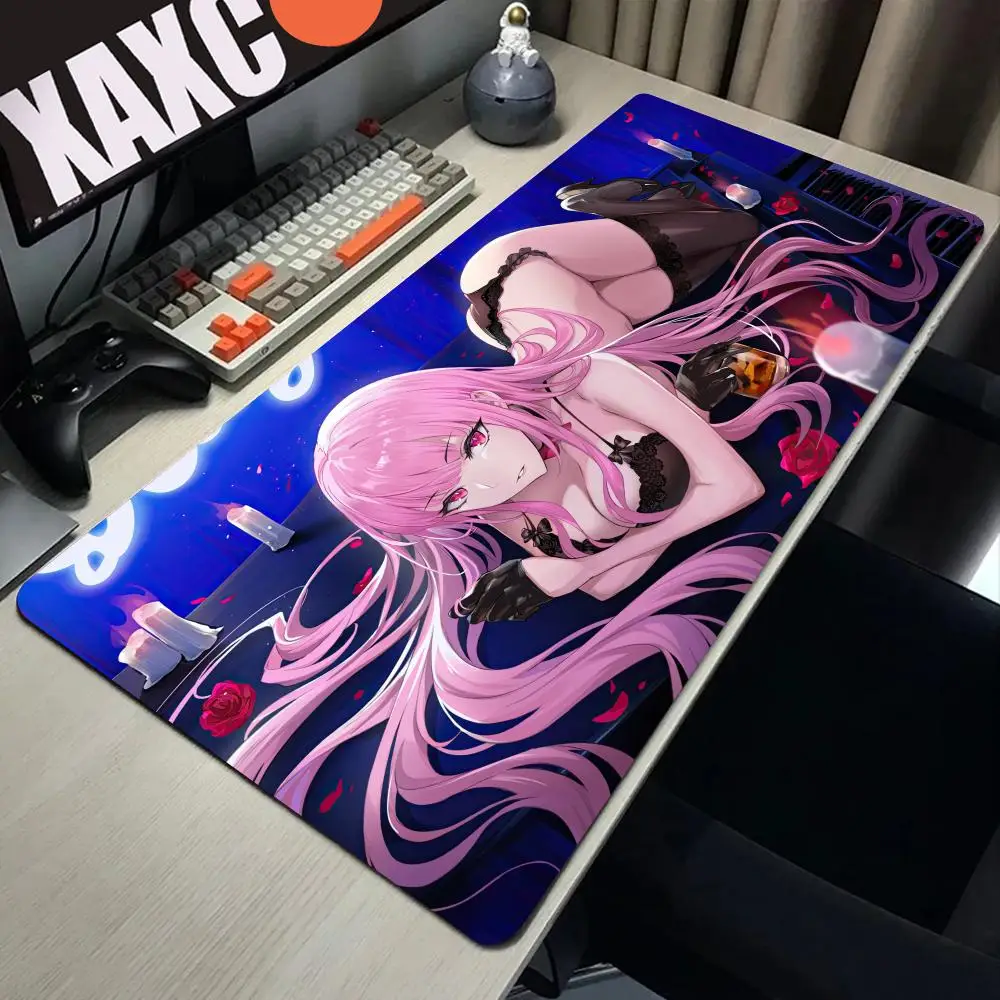 Mori Calliope Hololive Anime Girl Mousepad Large Gaming Mouse Pad LockEdge Thickened Computer Keyboard Table Desk Mat