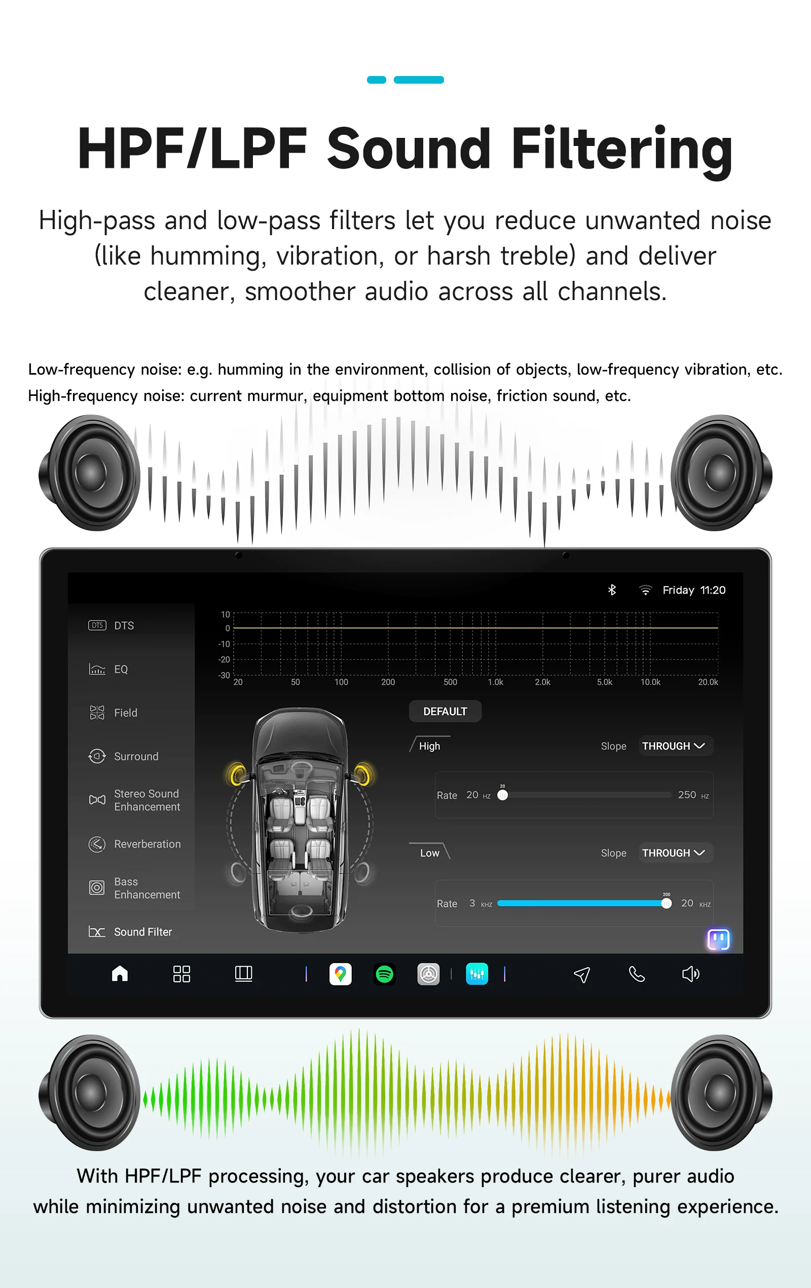 Hizpo 13,1'' Autoradio für Nissan NV400 2010 - 2019 für Opel Movano für Renault Master III 3 2011 - 2021 Carplay Android Auto – Detail 18