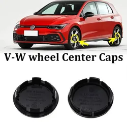 4CS 56mm 60mm 63mm 65mm 70mm 76mm Car Wheel Center Cap Hub Covers Badge For VW Volkswagen Jetta MK5 Golf Passat Santana CC