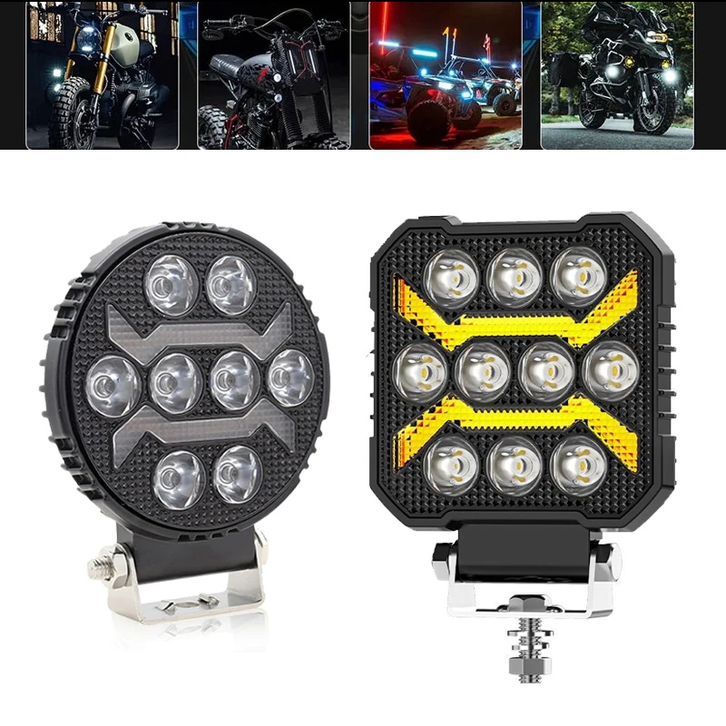 

Super Bright New LED Work Light 4 Inch Round DRL Car Off Road Lamp Engineering Auxiliary Light Lighting DC9V-30V 1800LM