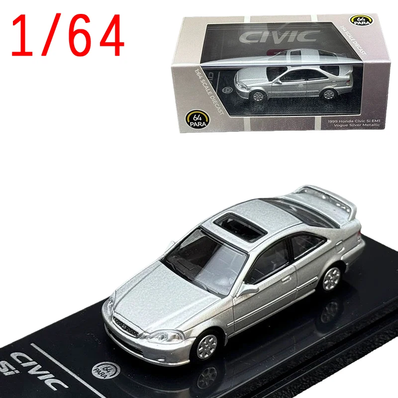 

Diecast 1/64 Scale HONDA CIVIC SI EM1Alloy Car Model HONDA CIVIC Play Vehicles Collectible Model Toys for Boys Original Box