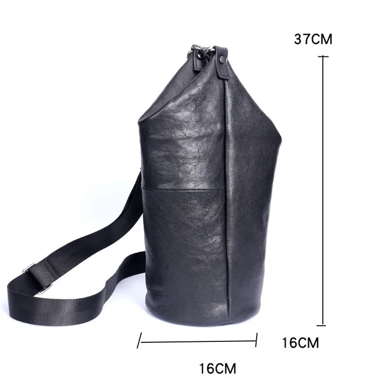 Imagem -06 - Aetoo Novo Couro Masculino Peito Bolsa Moda Casual Equitação Crossbody Bolsa Bao Camada de Cabeça dos Homens Ombro Único Diagonal Span