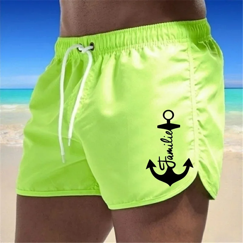 

Summer Beach Shorts Mens Quick-drying Breathable Mesh Fitness Running Shorts