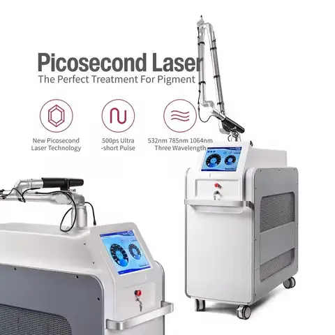 Non-Invasive Pico Laser Machine Picosecond Tattoo Removal & Acne Wrinkle Reduction Skin Beauty Device SLyric