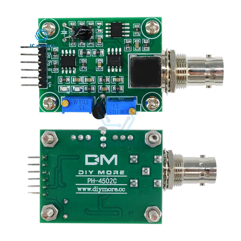 Misuratore di controllo del monitoraggio del rilevamento del valore del PH liquido PH 0-14 per Arduino