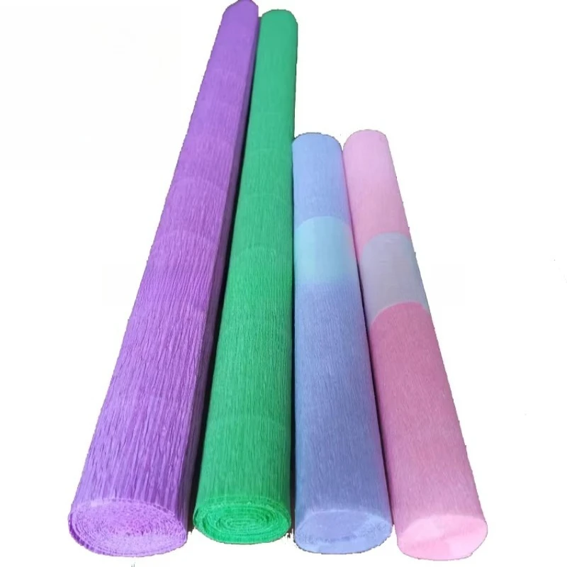 

50 * 160 180 200 fun creative handmade art crepe paper children DIY