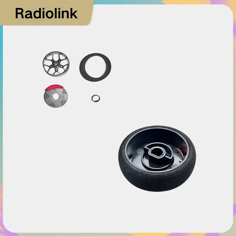 Radiolink Metal Alloy Steering Wheel Handwheel for RC8X RC6GS RC4GS V3 Remote Control Transmitter RC Car Racing Simulator