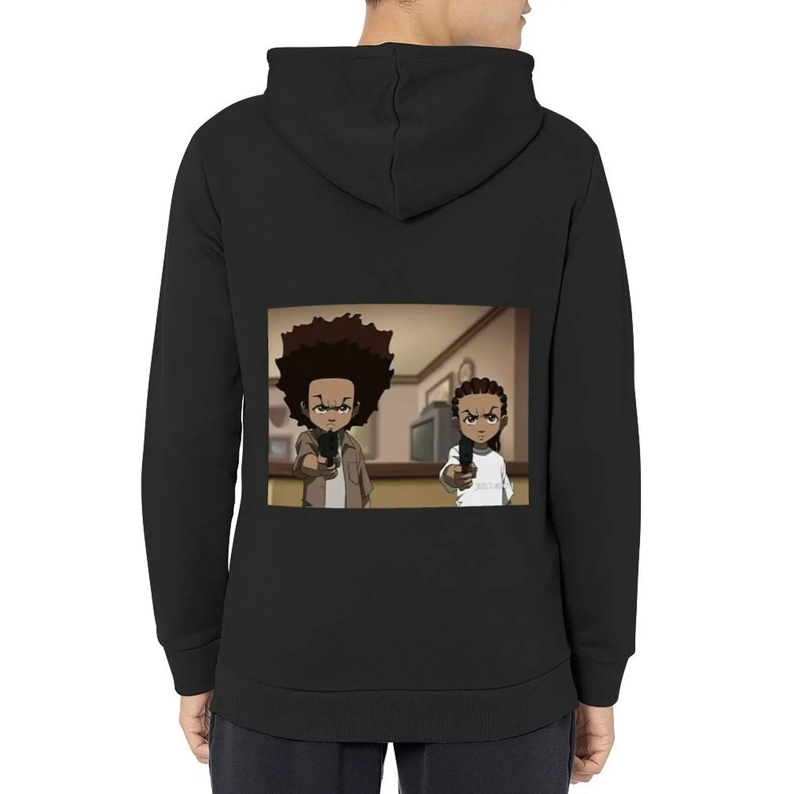 

The Boondocks Huey, and Riley Hoodie autumn men clothes autumn clothes hooded shirt autumn hoodie