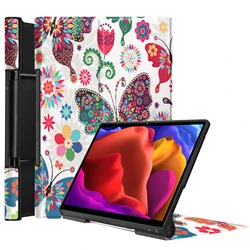 Painted Colourful Case For Lenovo Yoga Tab 13 11 Smart Tab YT-K606F YT-J706F YT-X705F PC TPU Fold Stand Cover Shockproof Funda