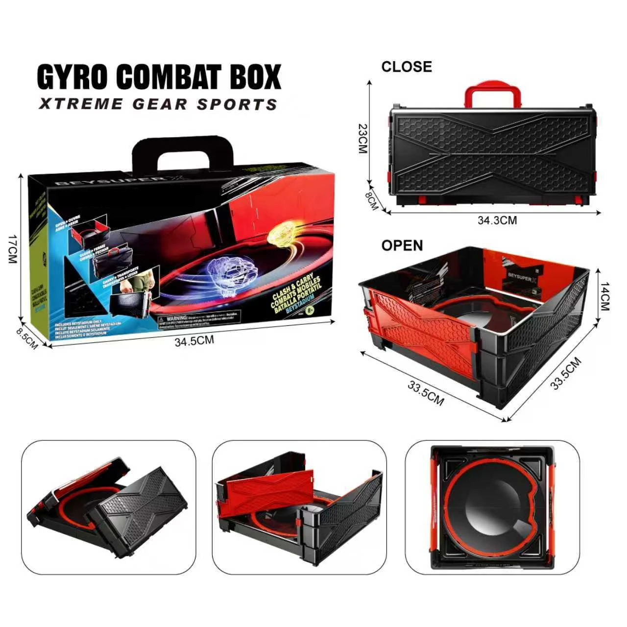 BX UX CX Stadium SB-Solong4u Wirujące Kostki Gyro Combat BOX Zabawki Prezentowe