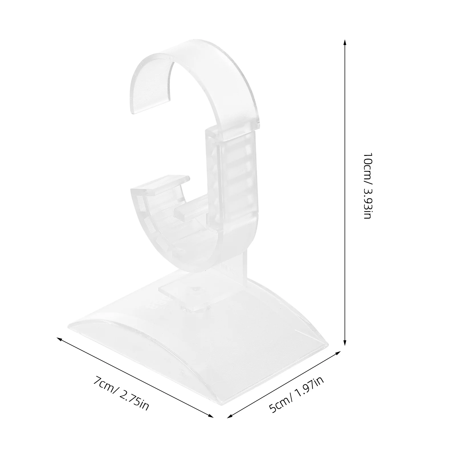 2 قطعة عرض موقف واضح حامل أكريليك قاعدة للرجال النساء ساعة التخزين المنظم معرض المجوهرات حامل ساعة مستقر
