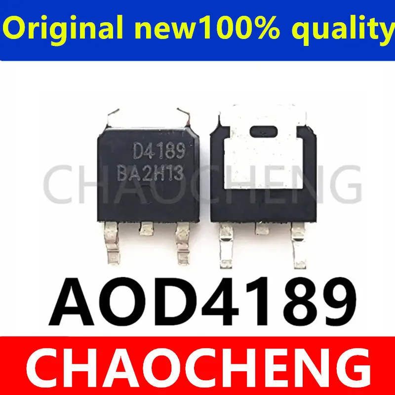 (10-20pcs)100% New Original AOD4189 D4189 40A/40V TO252 Chipset