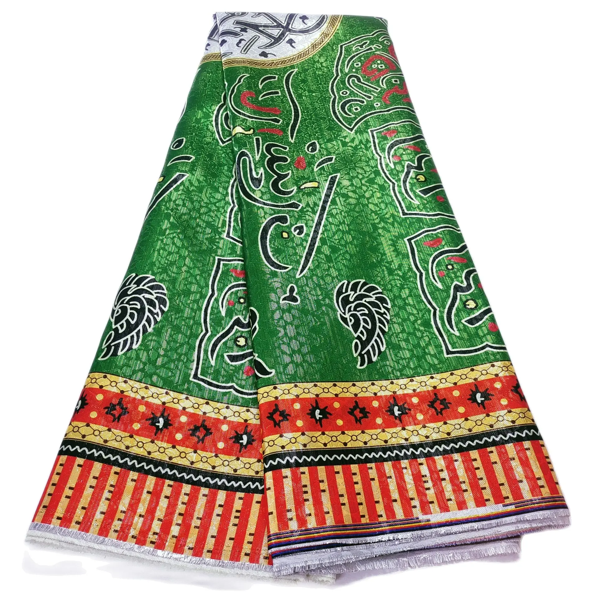 

2023Latest High Quality African Nigerian Tulle Lace Fabric Jacquard Organza Embroidery Guipure Party Prom Dress 5 Yard！