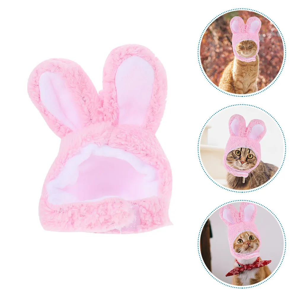 

Pet Costume Hats For Cats Dogs, Easter Bunny Ear Headwear, Washable Lightweight Cat Dog Hat, Party Photo Props Accessory,
